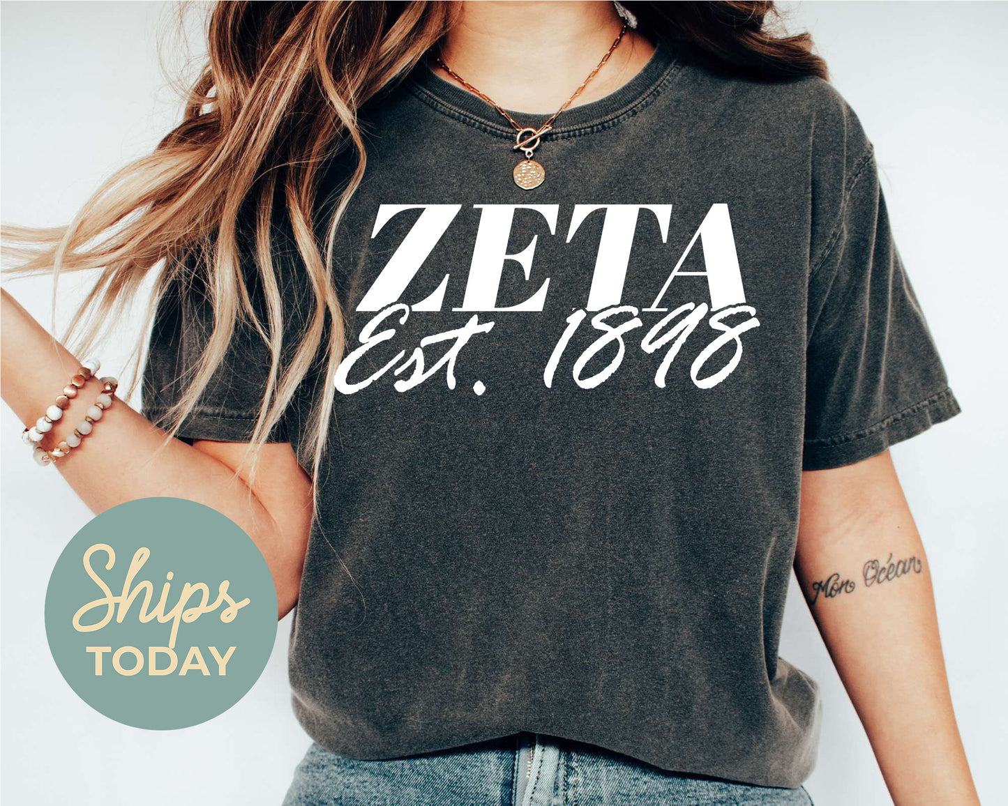 Zeta Tau Alpha Mom Sorority T-shirt _ 30842g