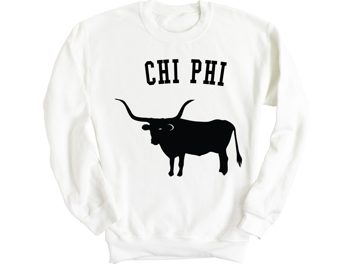 Chi Phi Long Horn Fraternity Sweatshirt _ 1529g