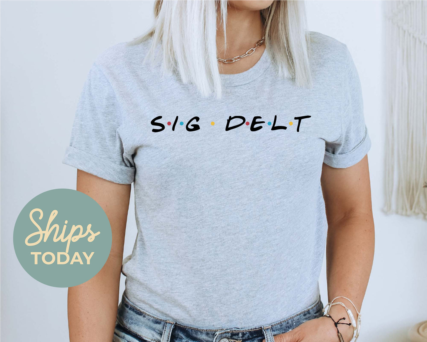 Sigma Delta Tau Friends Frenzy Sorority T-shirt _ 30667g