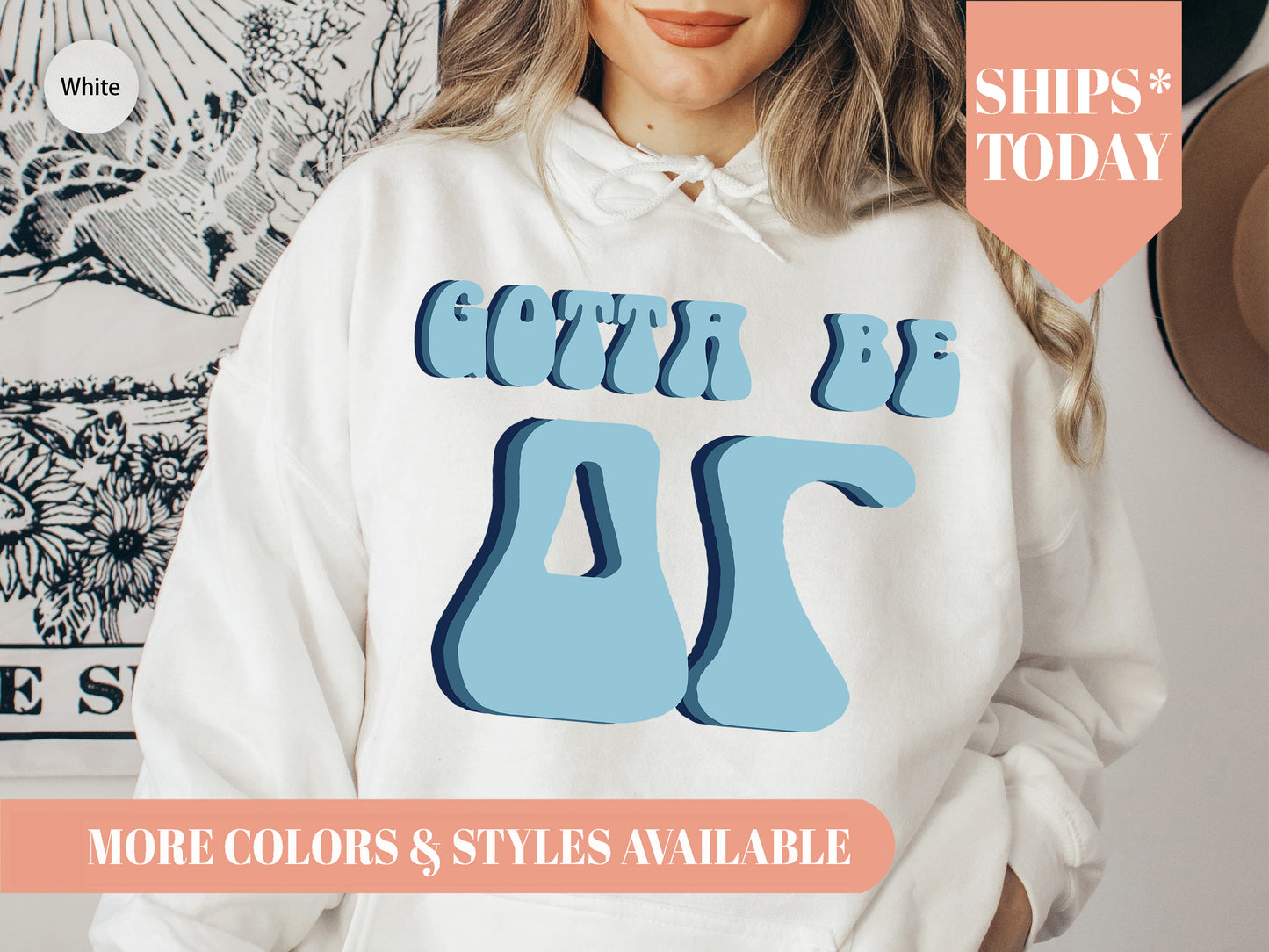 Delta Gamma They've Gotta Be Sorority Hoodie _ 347g