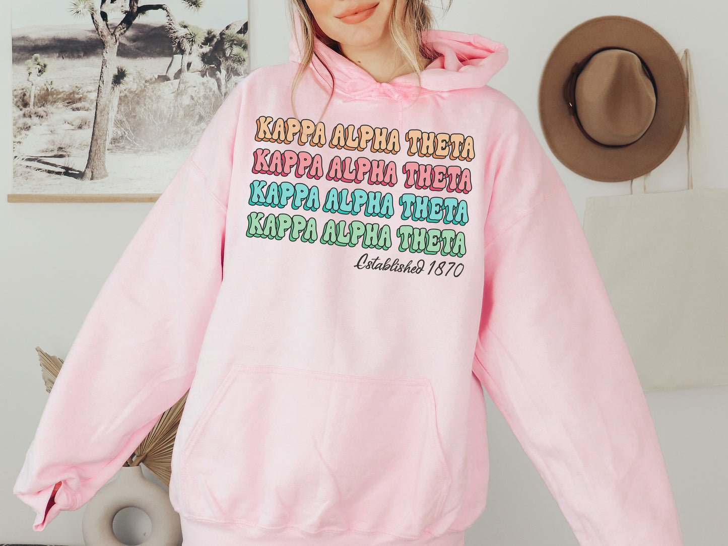 Kappa Alpha Theta Lucy Sorority Hoodie _ 273g