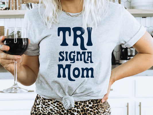 Sigma Sigma Sigma Got it from my Mom Sorority T-shirt _ 3094g