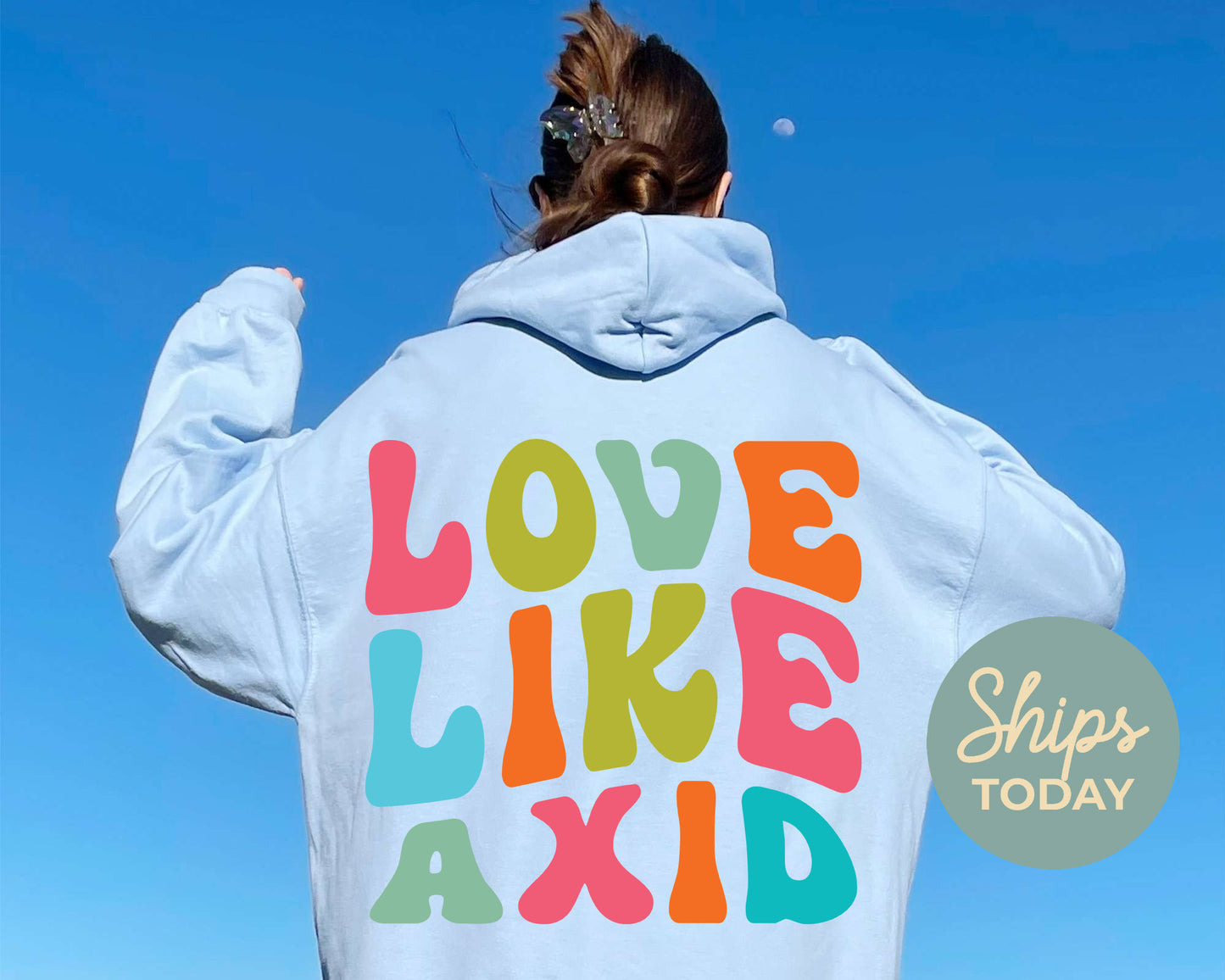 Alpha Xi Delta Blissful and Vibrant Sorority Hoodie _ 33162g