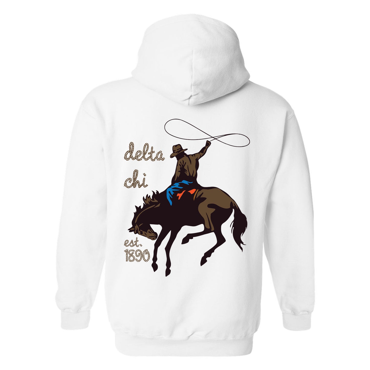 Delta Chi Cowboy Fraternity Hoodie _ 31186g