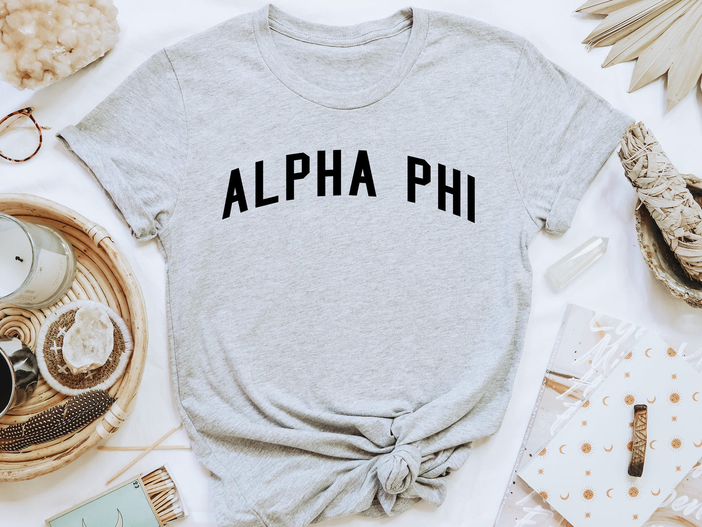 Alpha Phi Just Bold Sorority T-shirt _ 2374g