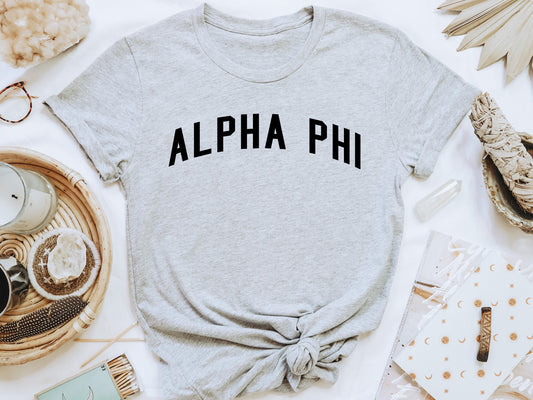 Alpha Phi Just Bold Sorority T-shirt _ 2374g