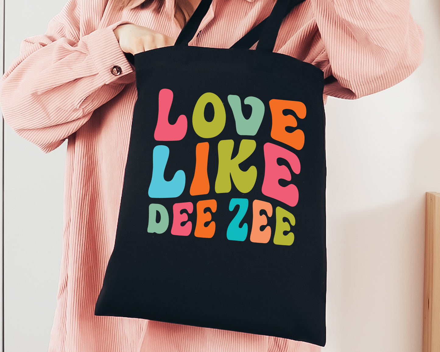 Delta Zeta Love Like Sorority Tote Bag _ 34347g