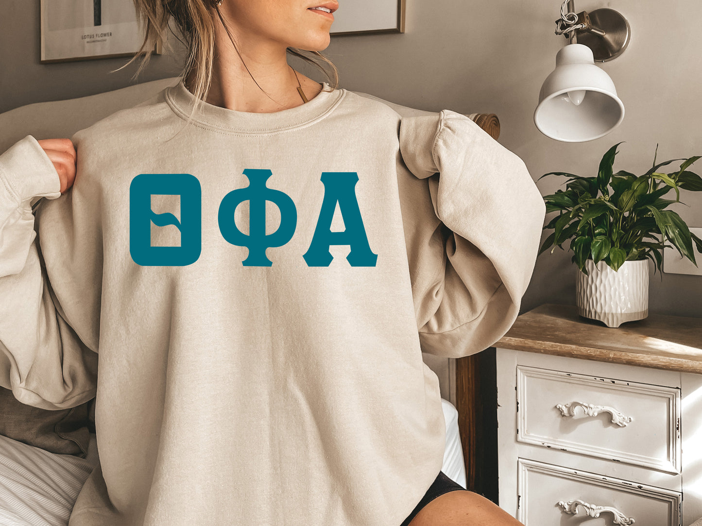 Theta Phi Alpha Back to the Basics Sorority Sweatshirt _ 646g