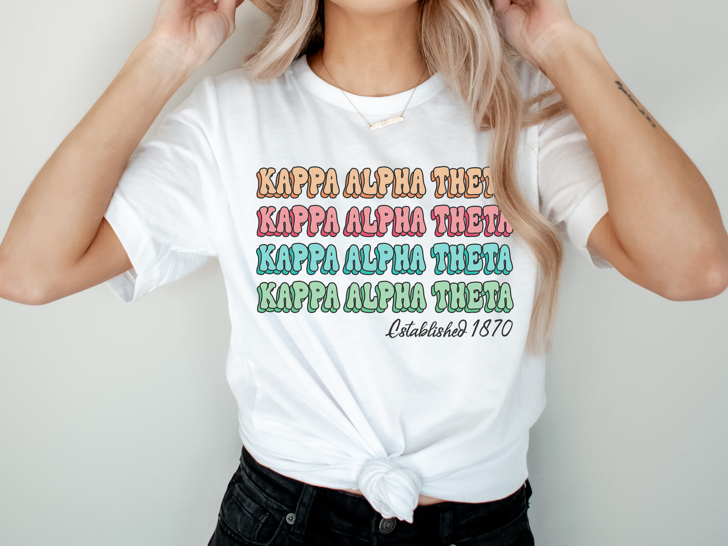 Kappa Alpha Theta Lucy Sorority T-shirt _ 273g