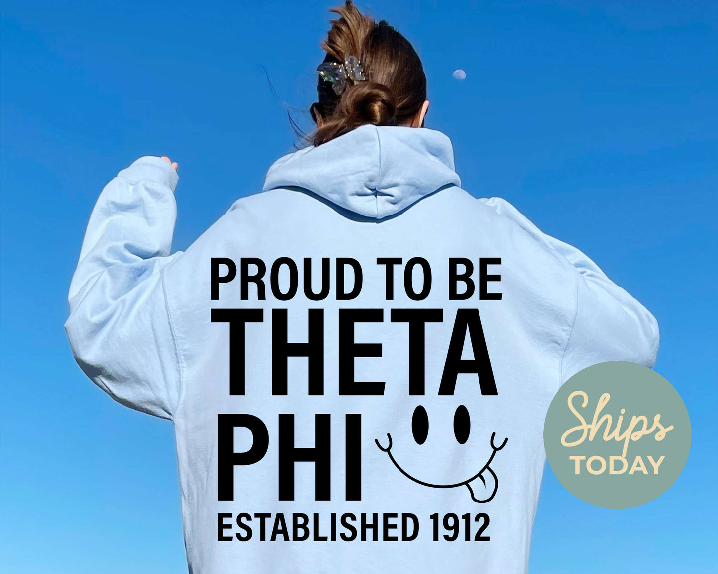 Theta Phi Alpha Proud to Be Sorority Hoodie _ 33152g