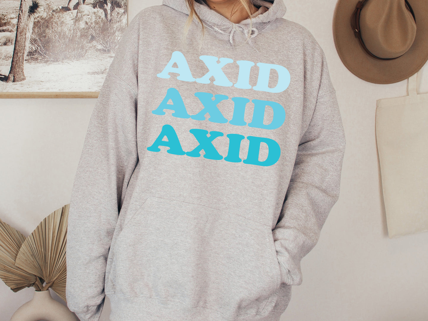 Alpha Xi Delta Touch of Blue Sorority Hoodie _ 2585g