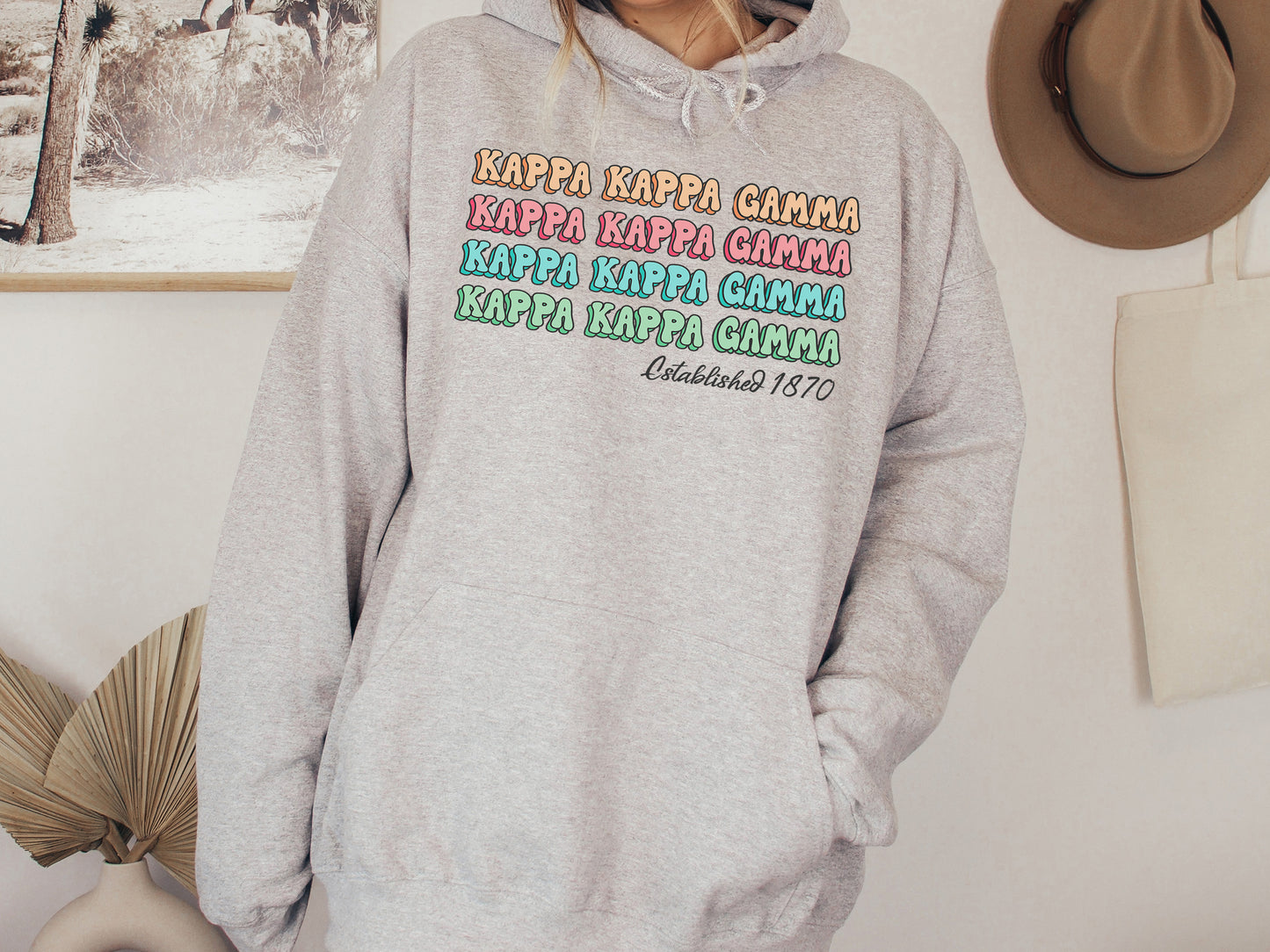 Kappa Kappa Gamma Lucy Sorority Hoodie _ 275g