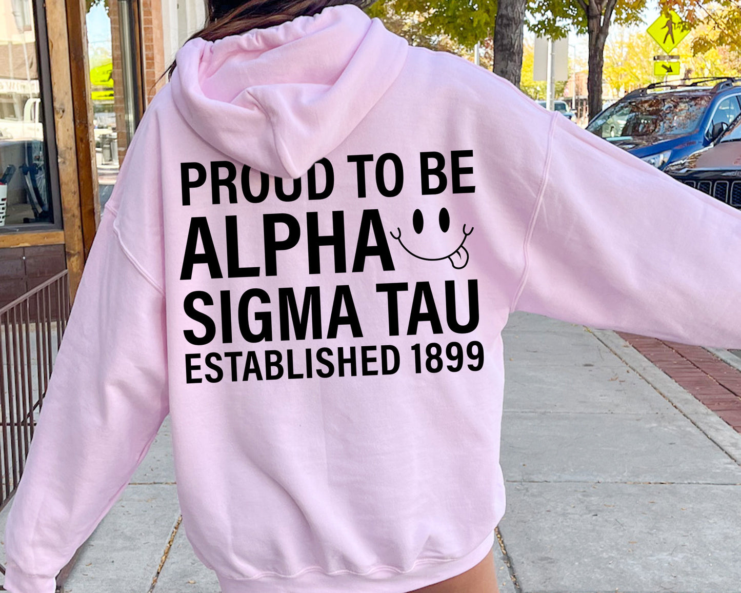 Alpha Sigma Tau Proud to Be Sorority Hoodie _ 33135g