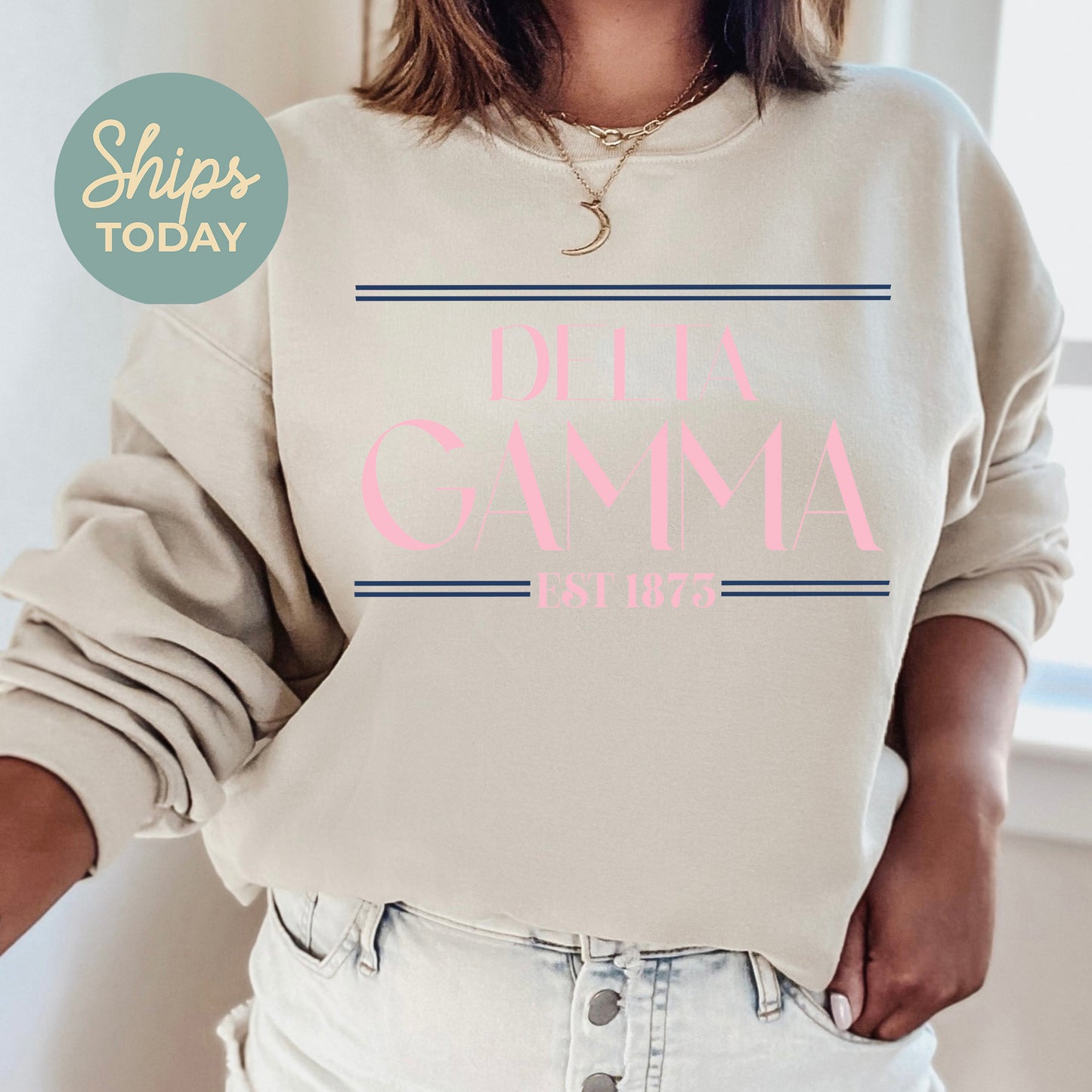 Delta Gamma Greek Harmony Sorority Sweatshirt _ 34975g