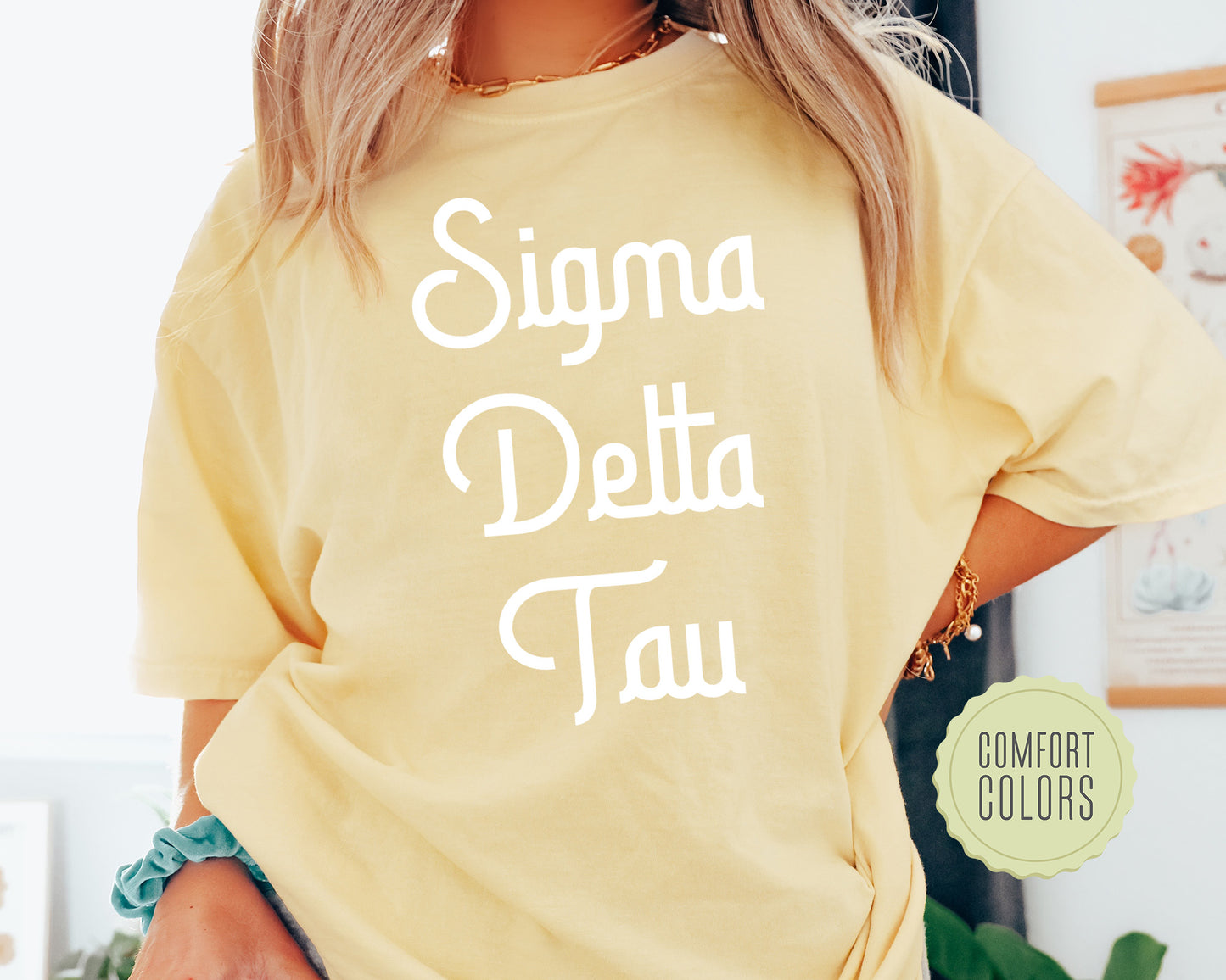 Sigma Delta Tau All About That Pop Comfort Colors Sorority T-shirt _ 2702g
