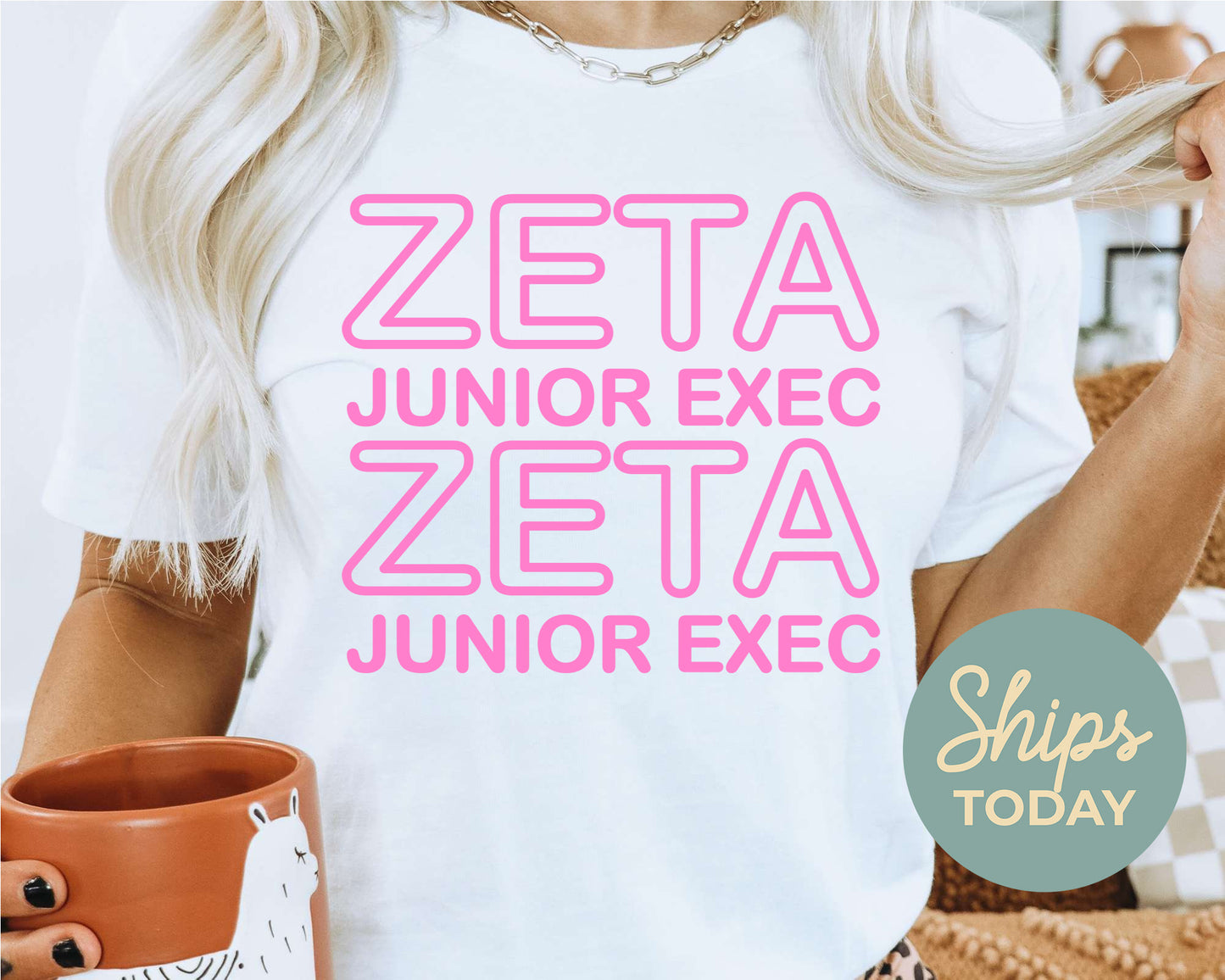 Zeta Tau Alpha Junior Exec Sorority T-shirt _ 30951g