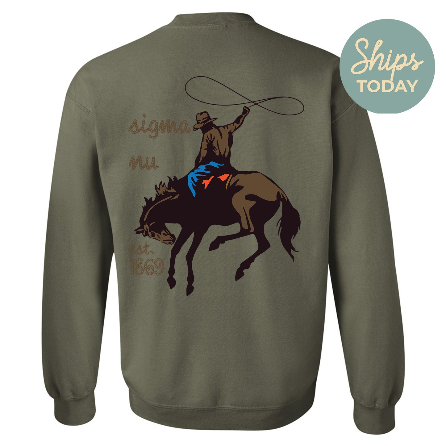 Sigma Nu Cowboy Fraternity Sweatshirt _ 31203g