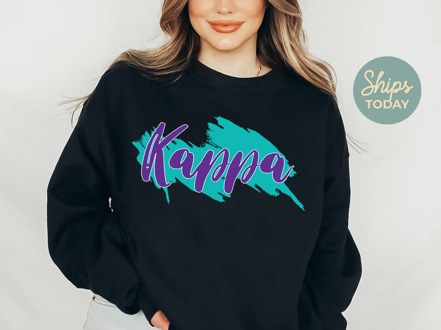 Kappa Kappa Gamma Paint Party Sorority Sweatshirt _ 4489g