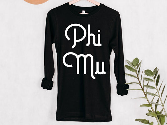 Phi Mu All About That Pop Sorority Long Sleeve T-shirt _ 2699g