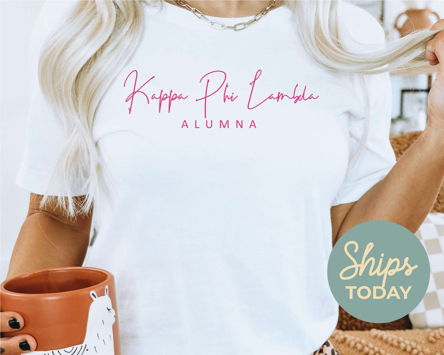 Kappa Phi Lambda Vintage Alumna Sorority T-shirt _ 3501g