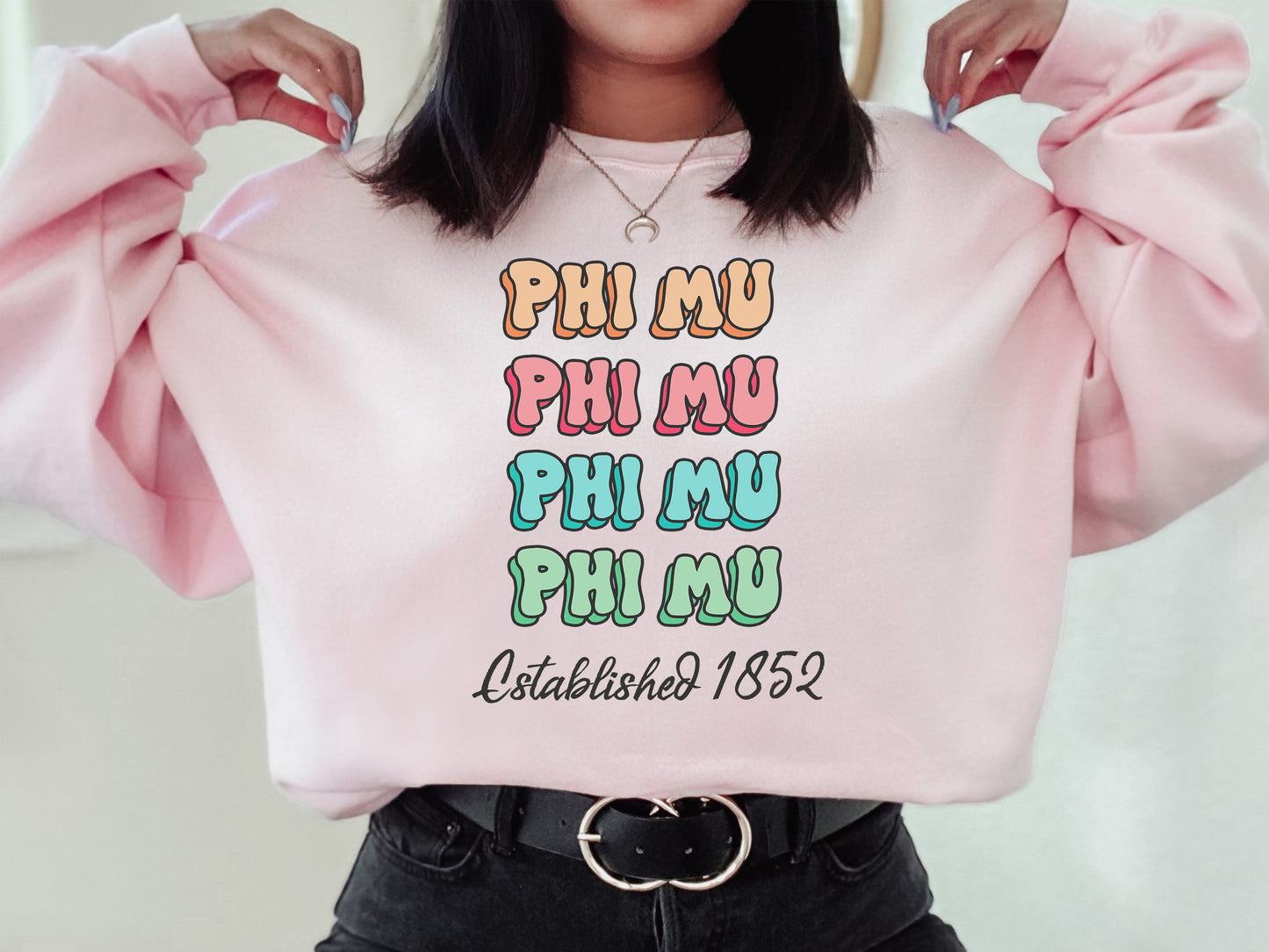 Phi Mu Lucy Sorority Sweatshirt _ 276g