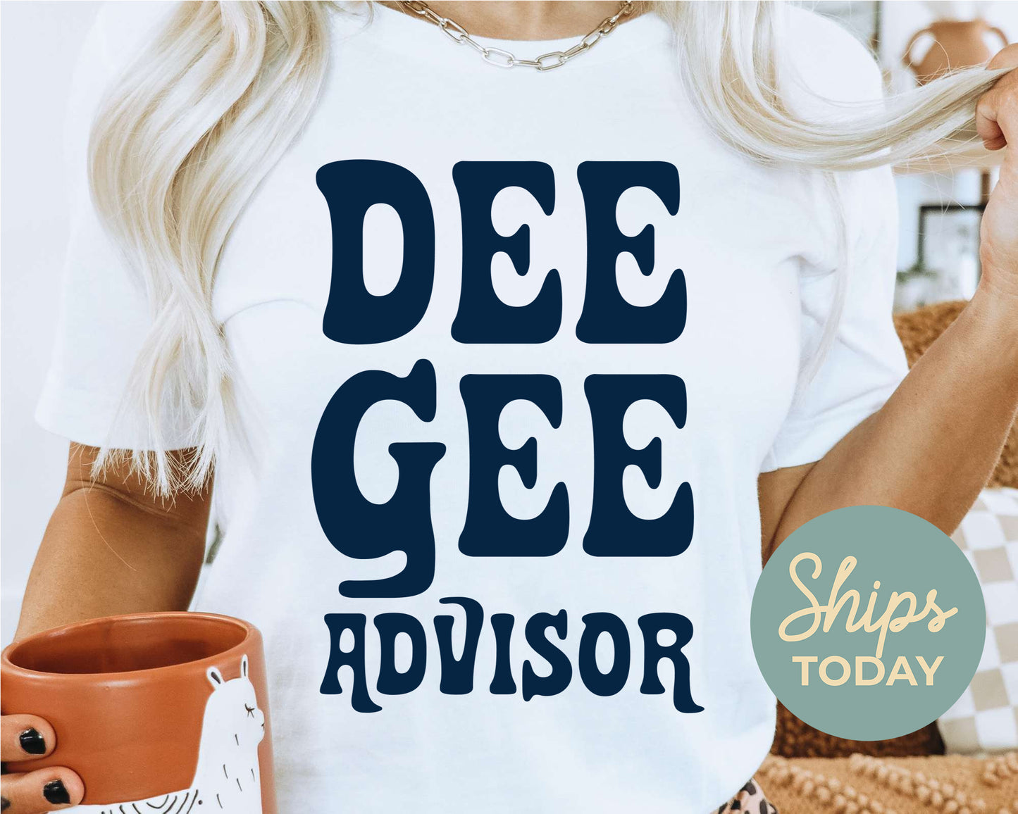 Delta Gamma Best Advisor Sorority T-shirt _ 3108g