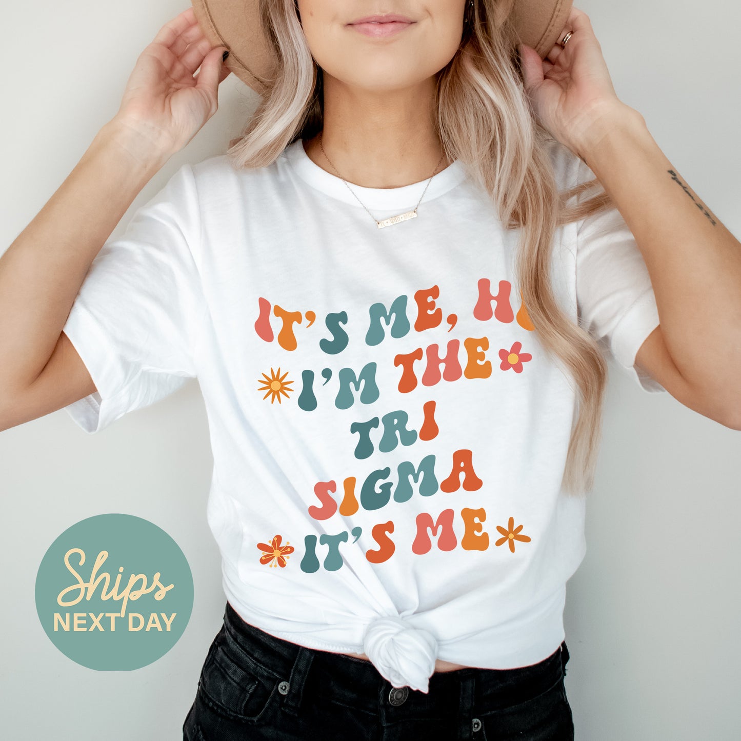 Sigma Sigma Sigma Style Sorority T-shirt _ 36014g
