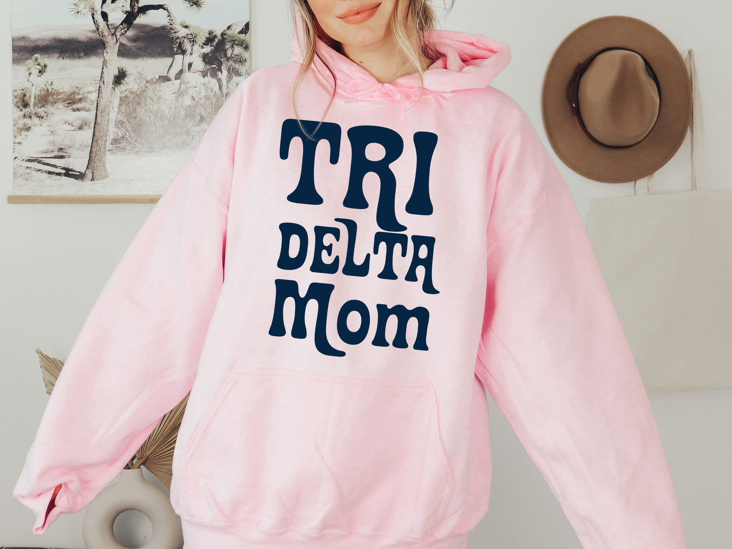 Delta Delta Delta Got it from my Mom Sorority Hoodie _ 3081g
