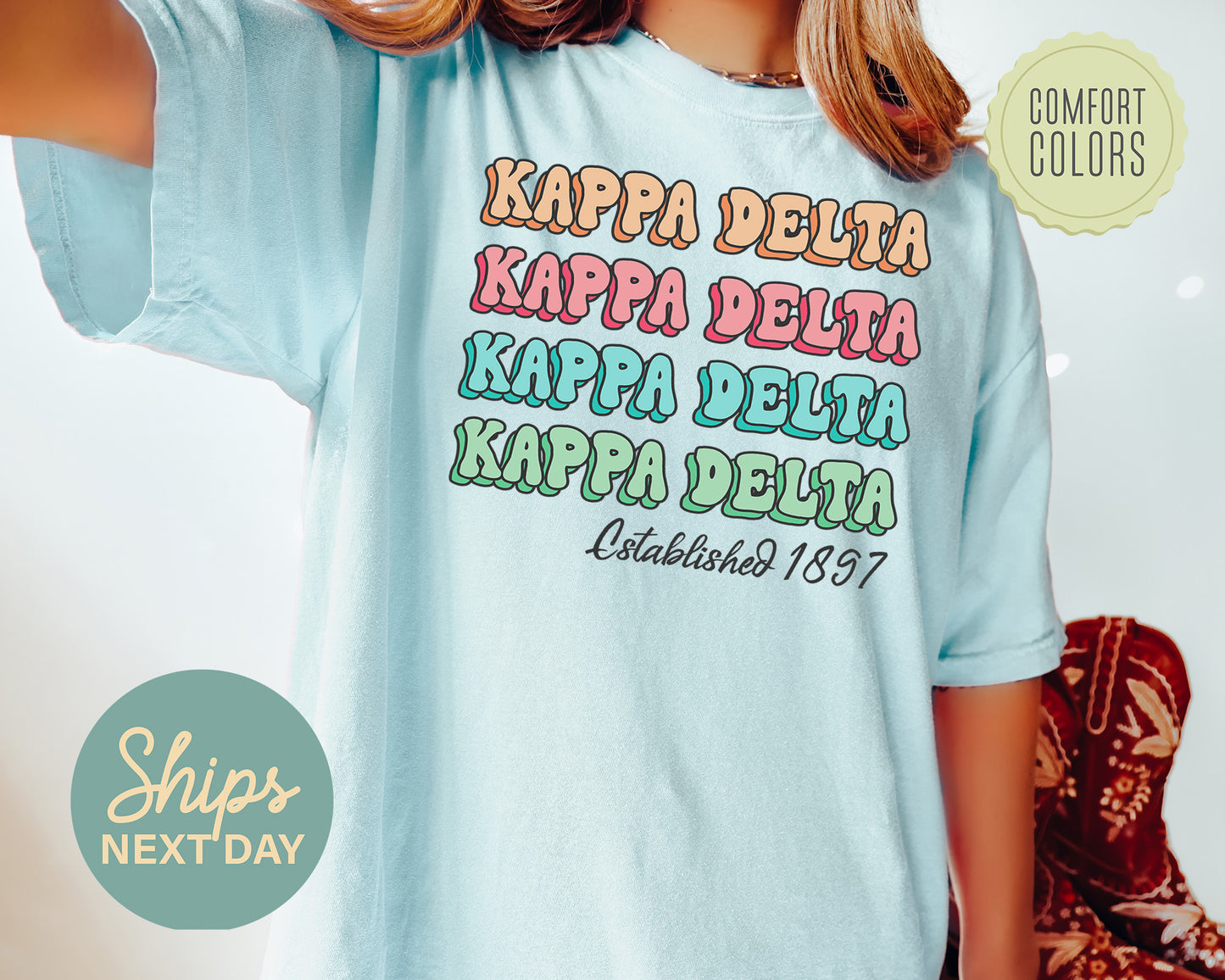 Kappa Delta Lucy Comfort Colors Sorority T-shirt _ 274g