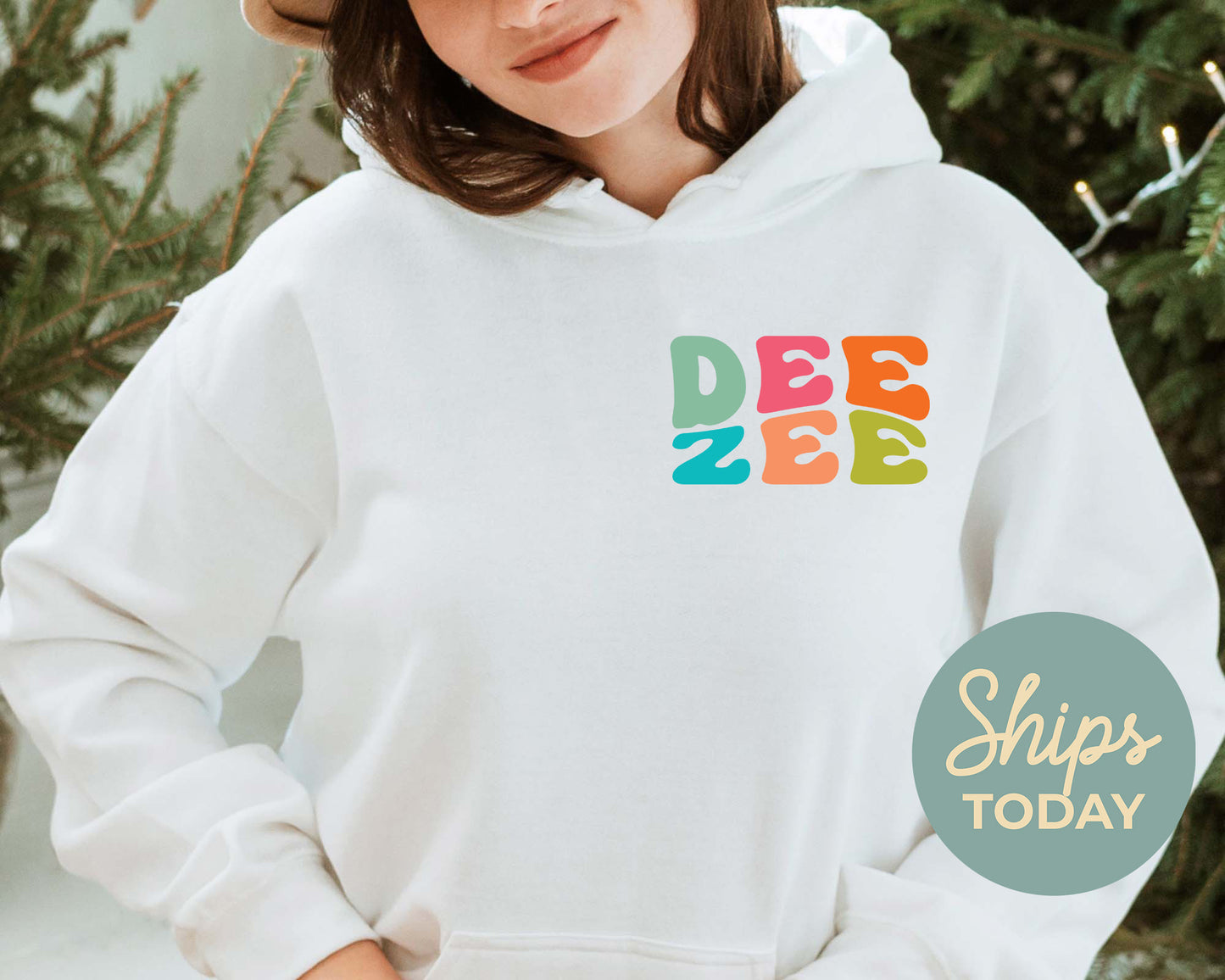 Delta Zeta Blissful and Vibrant Sorority Hoodie _ 33167g