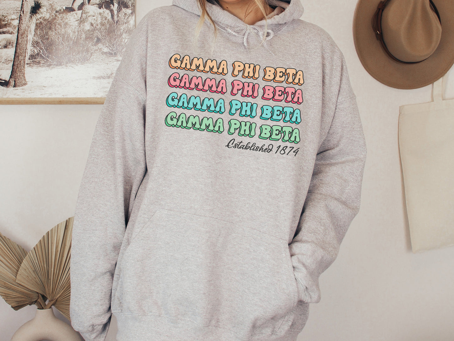 Gamma Phi Beta Lucy Sorority Hoodie _ 272g