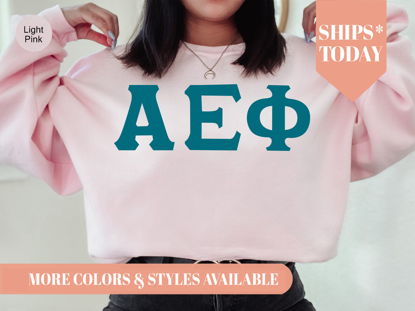 Alpha Epsilon Phi Back to the Basics Sorority Sweatshirt _ 624g