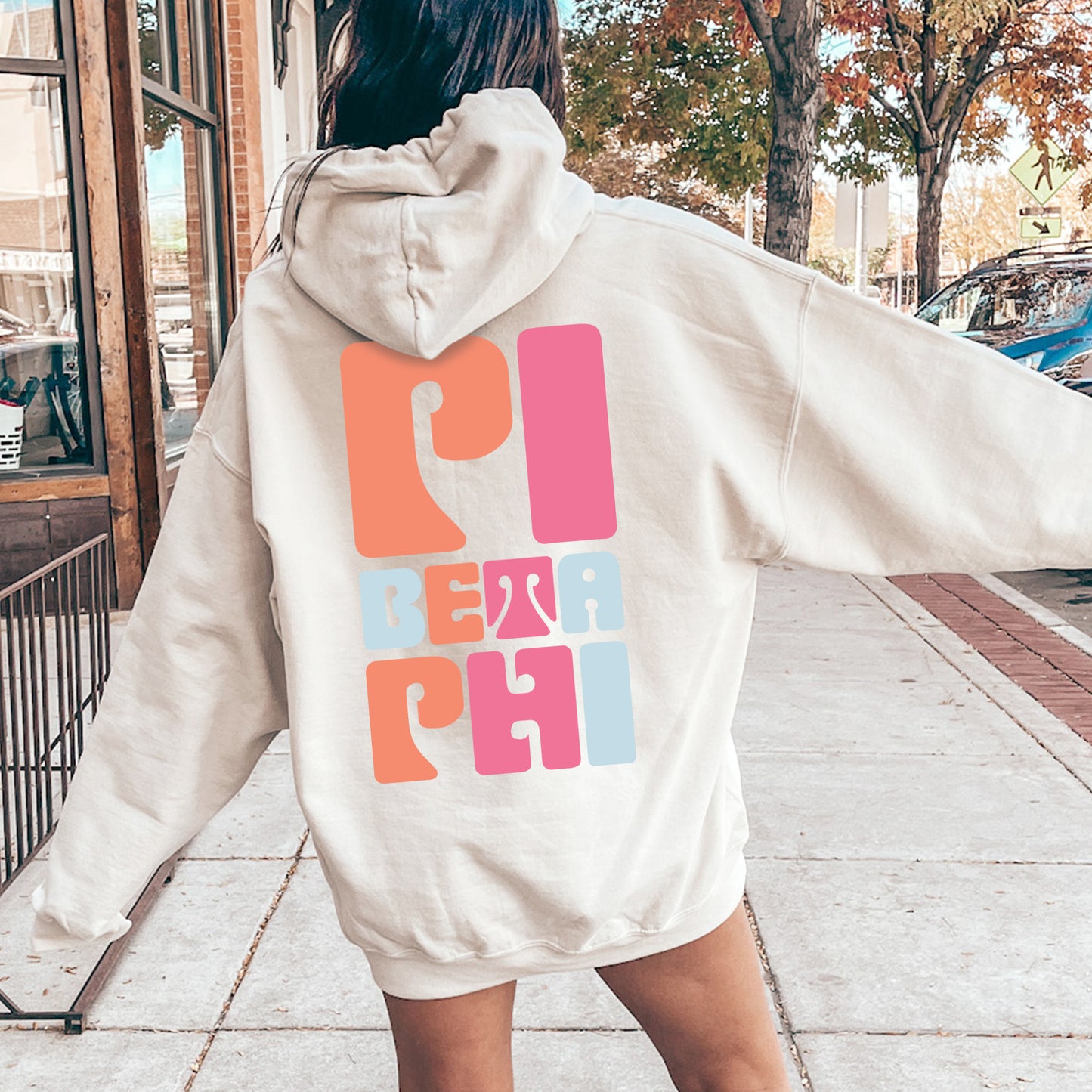 Pi Beta Phi Vibrant Verve Sorority Hoodie _ 32621g