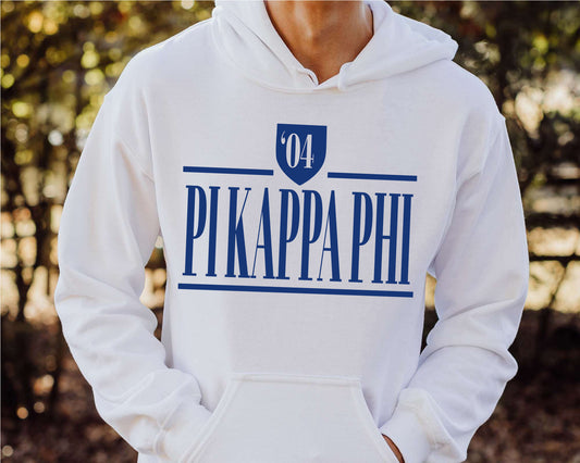 Pi Kappa Phi Shield Fraternity Hoodie _ 1202g