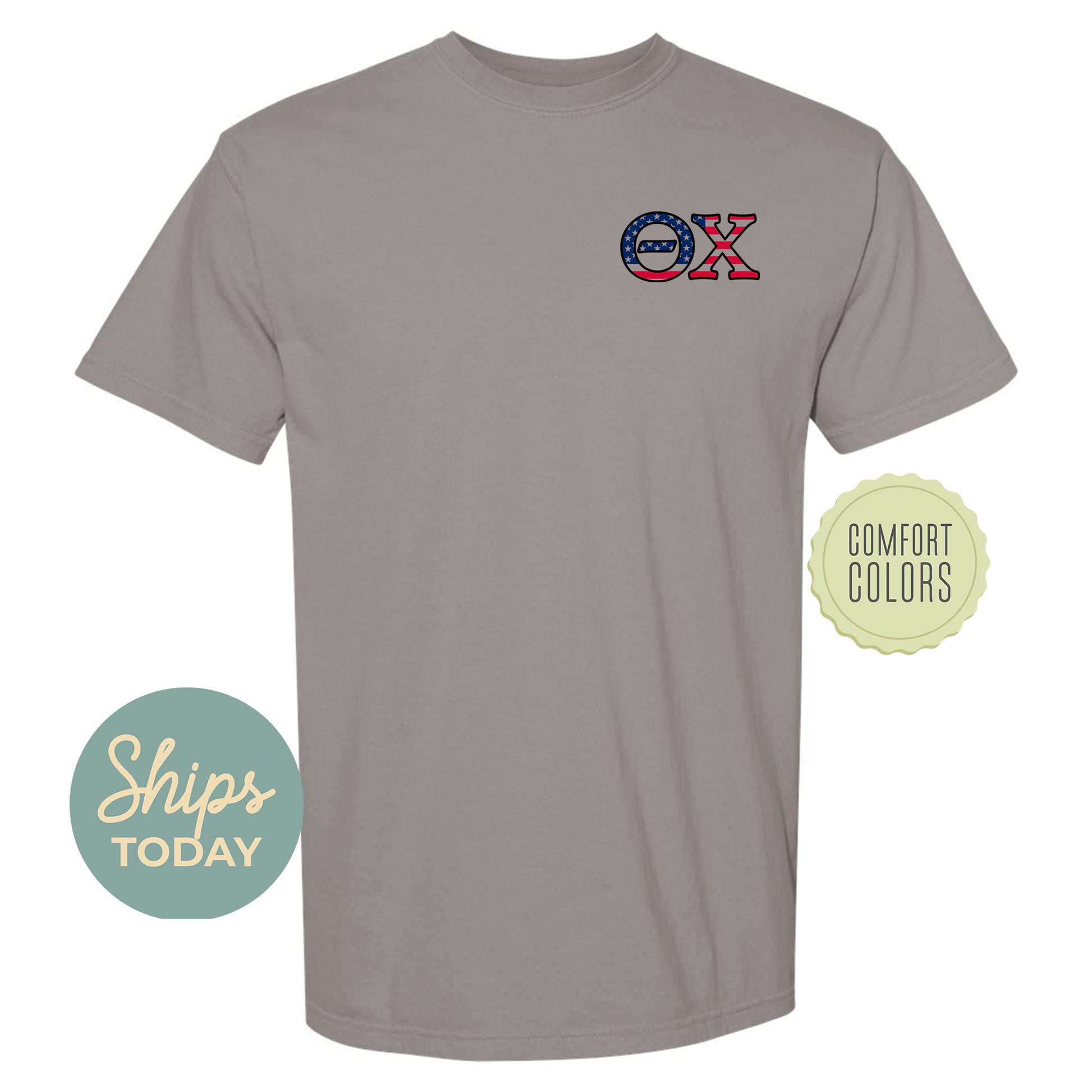a gray shirt with the words cox on it
