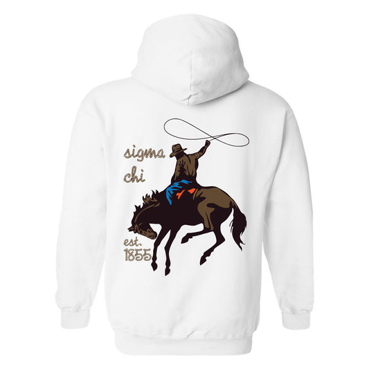 Sigma Chi Cowboy Fraternity Hoodie _ 31202g