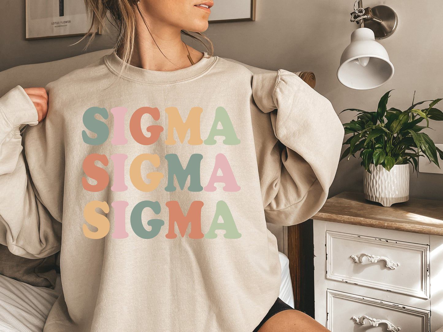 Sigma Sigma Sigma Bright and Proud Sorority Sweatshirt _ 437g