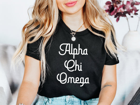 Alpha Chi Omega All About That Pop Sorority T-shirt _ 2681g