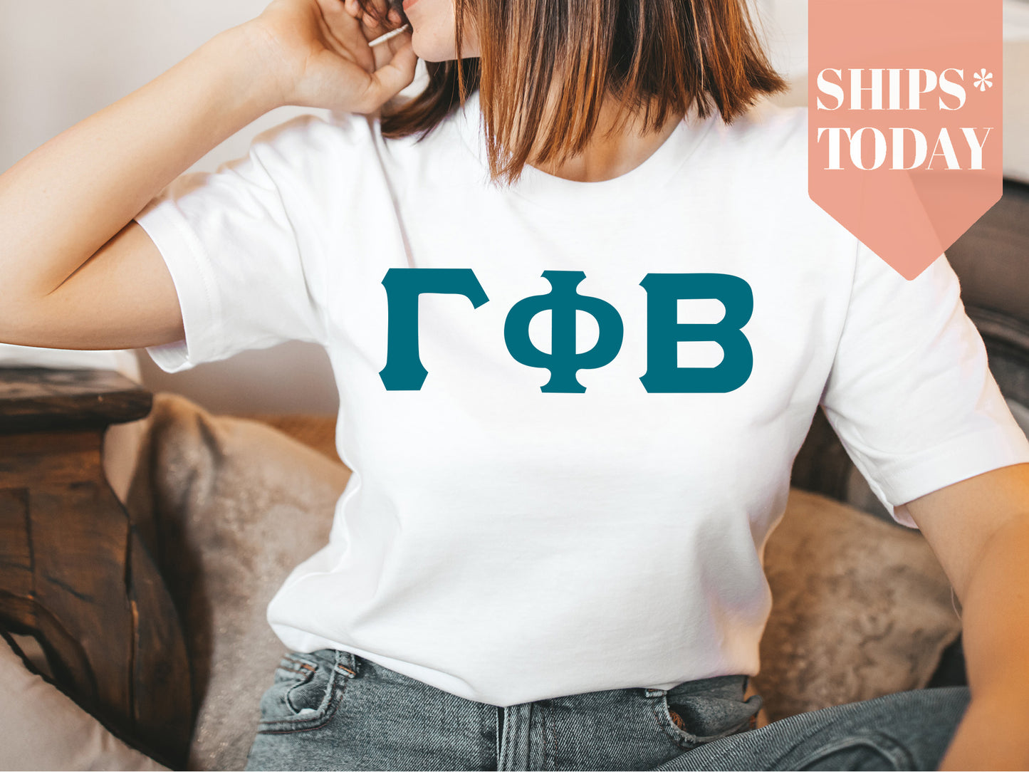 Gamma Phi Beta Back to the Basics Sorority T-shirt _ 636g