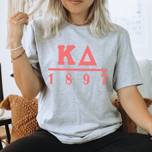 Kappa Delta Monochromatic Sorority T-shirt _ 30859g
