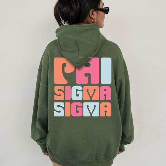 Phi Sigma Sigma Vibrant Verve Sorority Hoodie _ 32620g