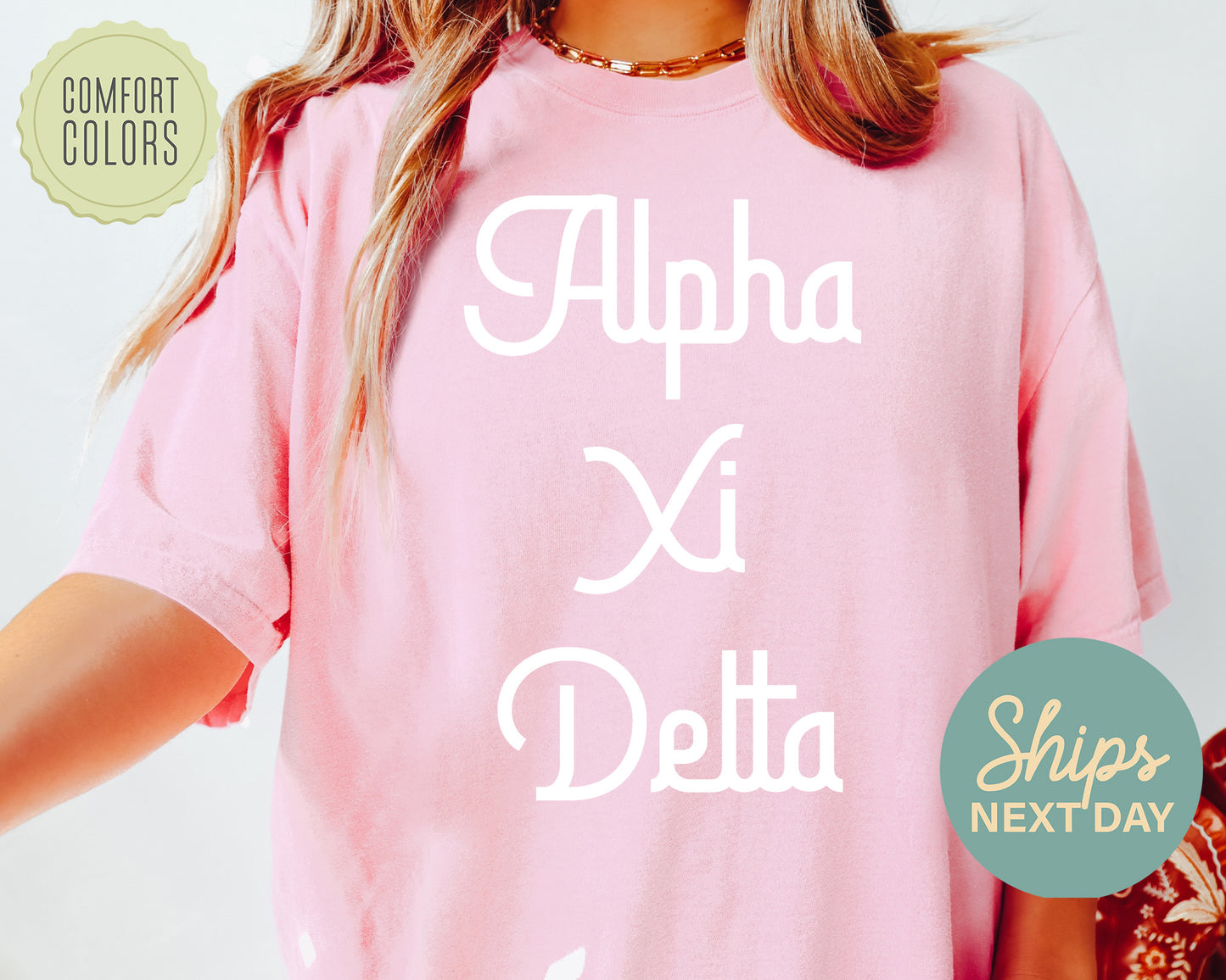 Alpha Xi Delta All About That Pop Comfort Colors Sorority T-shirt _ 2689g