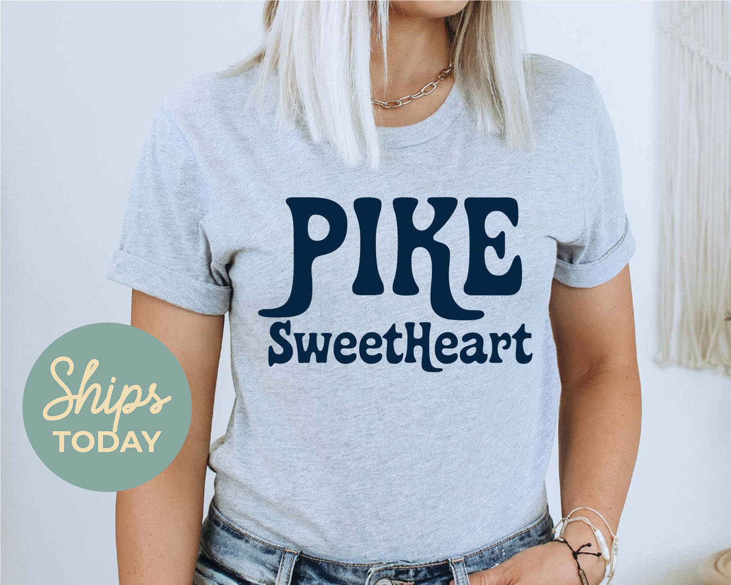 Pi Kappa Alpha Trendy Sweetheart Fraternity T-shirt _ 2007g
