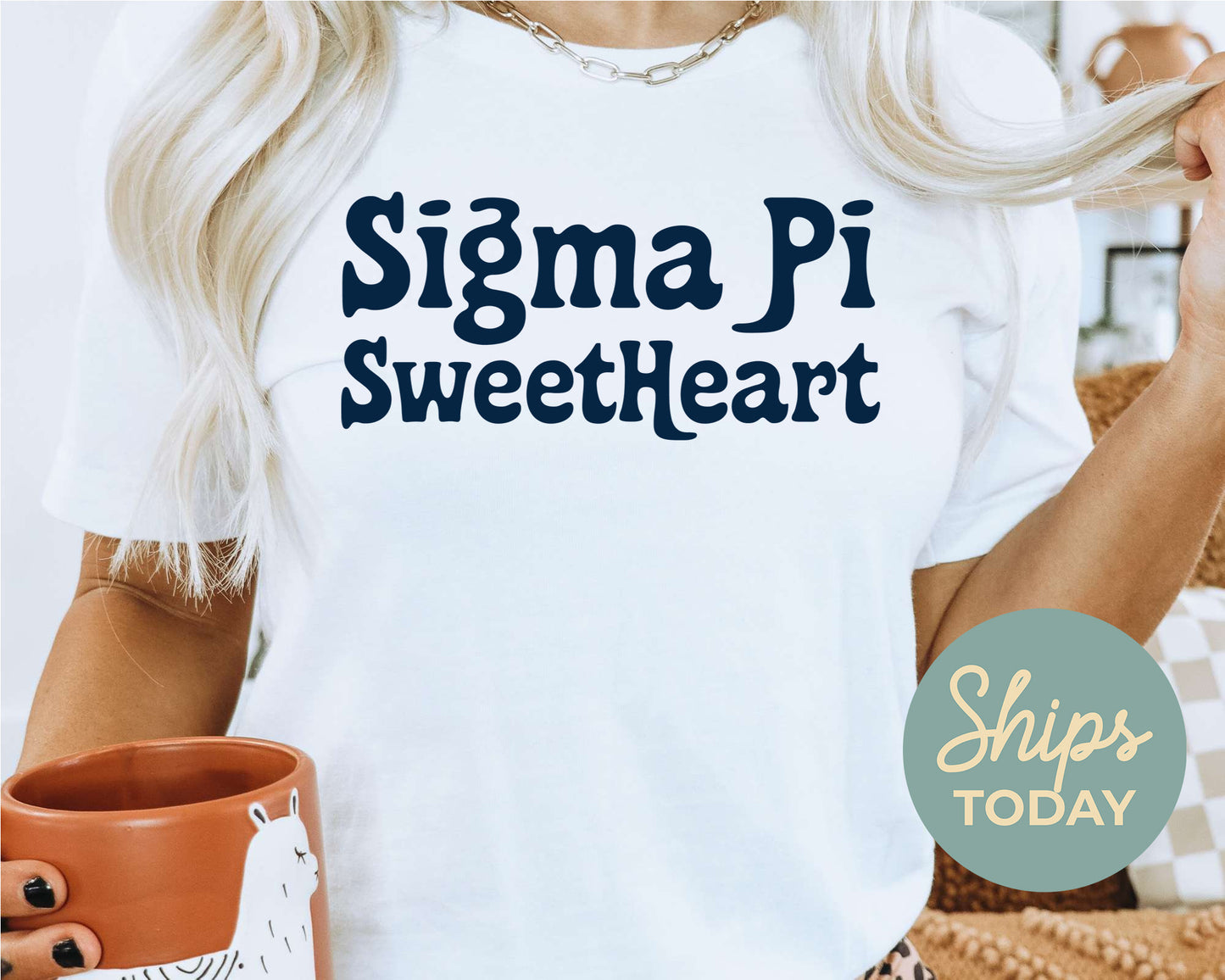 Sigma Pi Trendy Sweetheart Fraternity T-shirt _ 2014g
