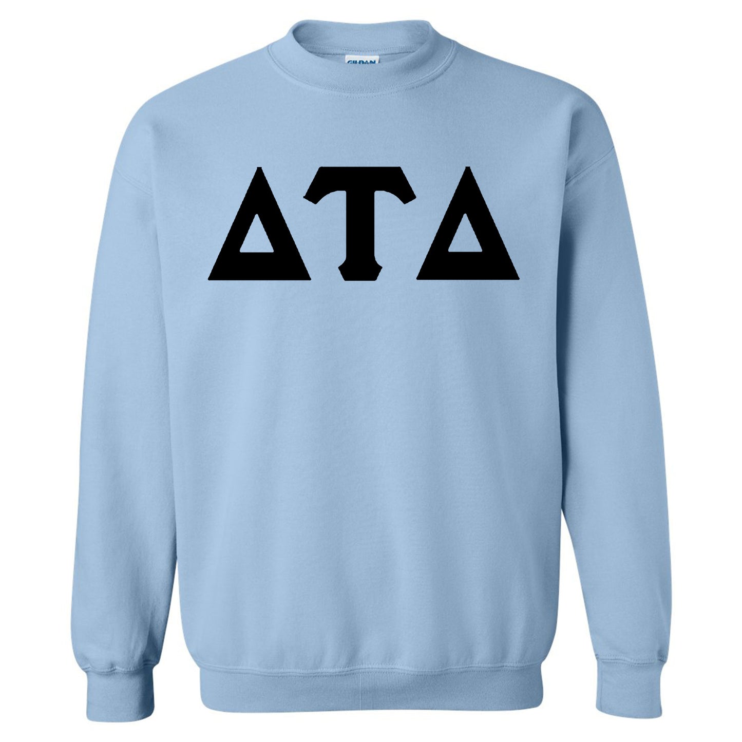 Delta Tau Delta Black Letters Fraternity Sweatshirt _ 34915g