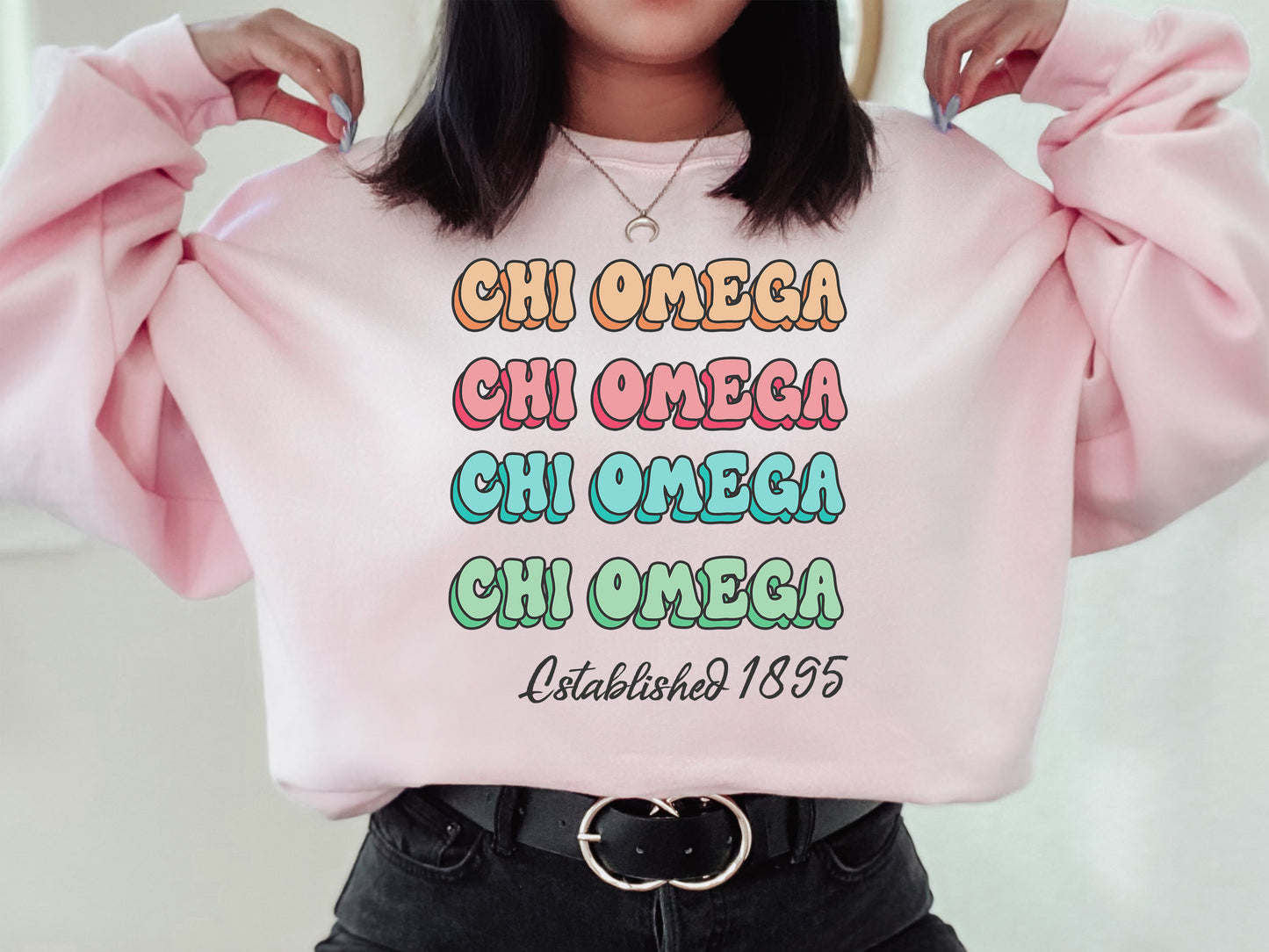 Chi Omega Lucy Sorority Sweatshirt _ 267g