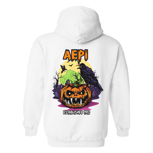 Alpha Epsilon Pi Halloween Bats Fraternity Hoodie _ 36252g