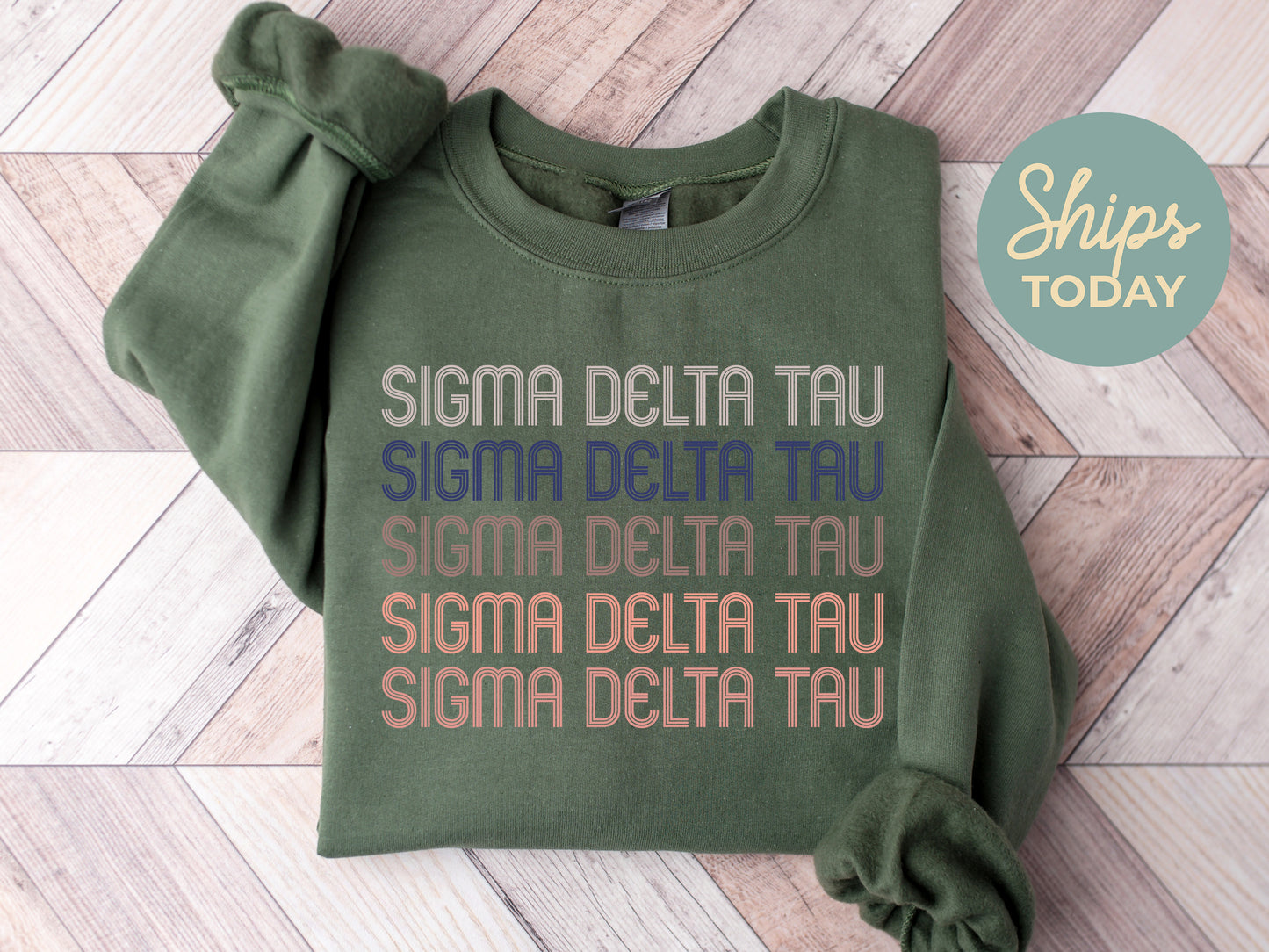 Sigma Delta Tau Greek Glamour Sorority Sweatshirt _ 31113g