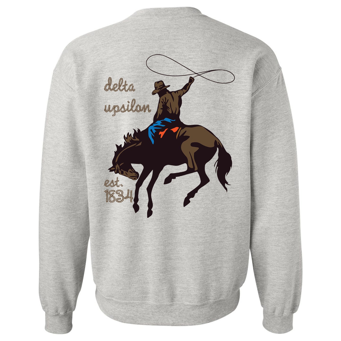 Delta Upsilon Cowboy Fraternity Sweatshirt _ 31189g