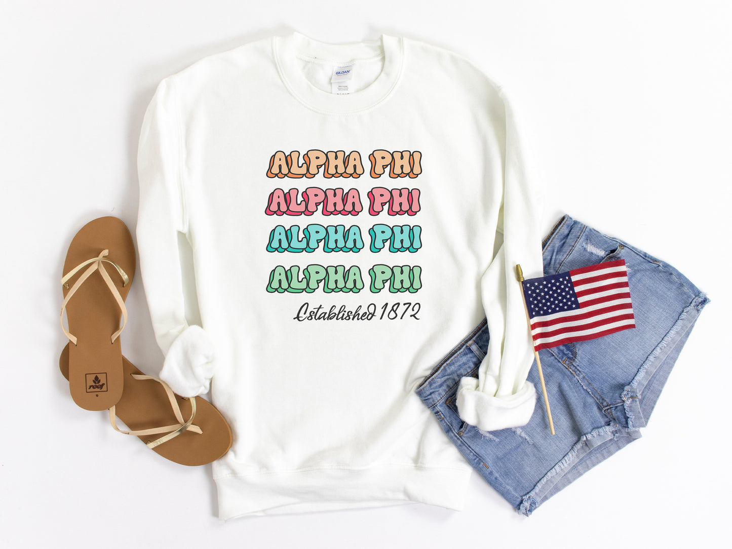 Alpha Phi Lucy Sorority Sweatshirt _ 263g